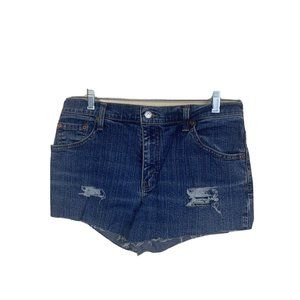 Women's Vintage Levi's 550 Distressed Cut Off Jean Shorts High Waist size‎ 31”